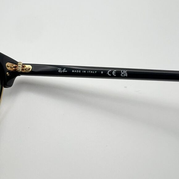 Ray-Ban Clubmaster‎ Sunglasses Frame Only Mens Size 51 Black RB3016 W0365 Italy - Picture 7 of 7